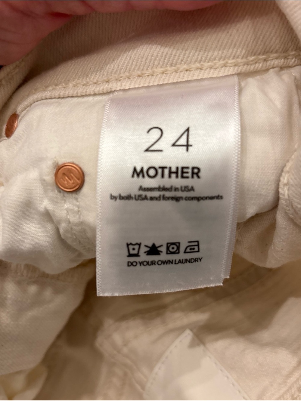 MOTHER The Mid-Rise Maven Ankle Fray Jeans size 24 - Picture 5 of 6